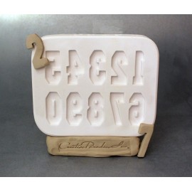 Numbers Sprig for Clay Work